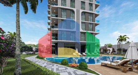 Пентхаус плануванням 2+1 в районі Махмутлар