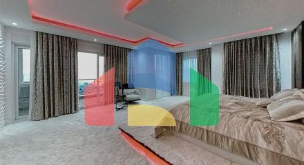 Шикарный пентхаус планировкой 3+1 в районе Махмутлар с видом на море