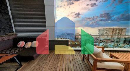 Шикарный пентхаус планировкой 3+1 в районе Махмутлар с видом на море Шикарный пентхаус планировкой 3+1 в районе Махмутлар с видом на море