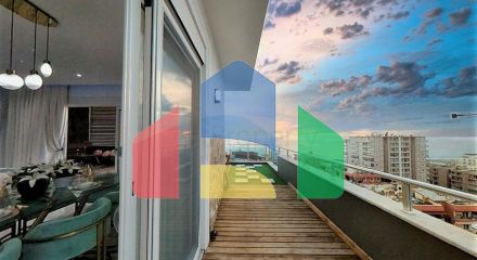 Шикарный пентхаус планировкой 3+1 в районе Махмутлар с видом на море Шикарный пентхаус планировкой 3+1 в районе Махмутлар с видом на море