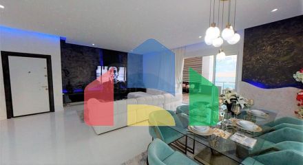 Шикарный пентхаус планировкой 3+1 в районе Махмутлар с видом на море Шикарный пентхаус планировкой 3+1 в районе Махмутлар с видом на море