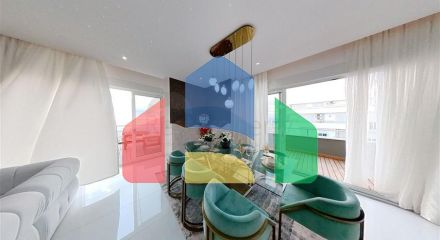 Шикарный пентхаус планировкой 3+1 в районе Махмутлар с видом на море Шикарный пентхаус планировкой 3+1 в районе Махмутлар с видом на море