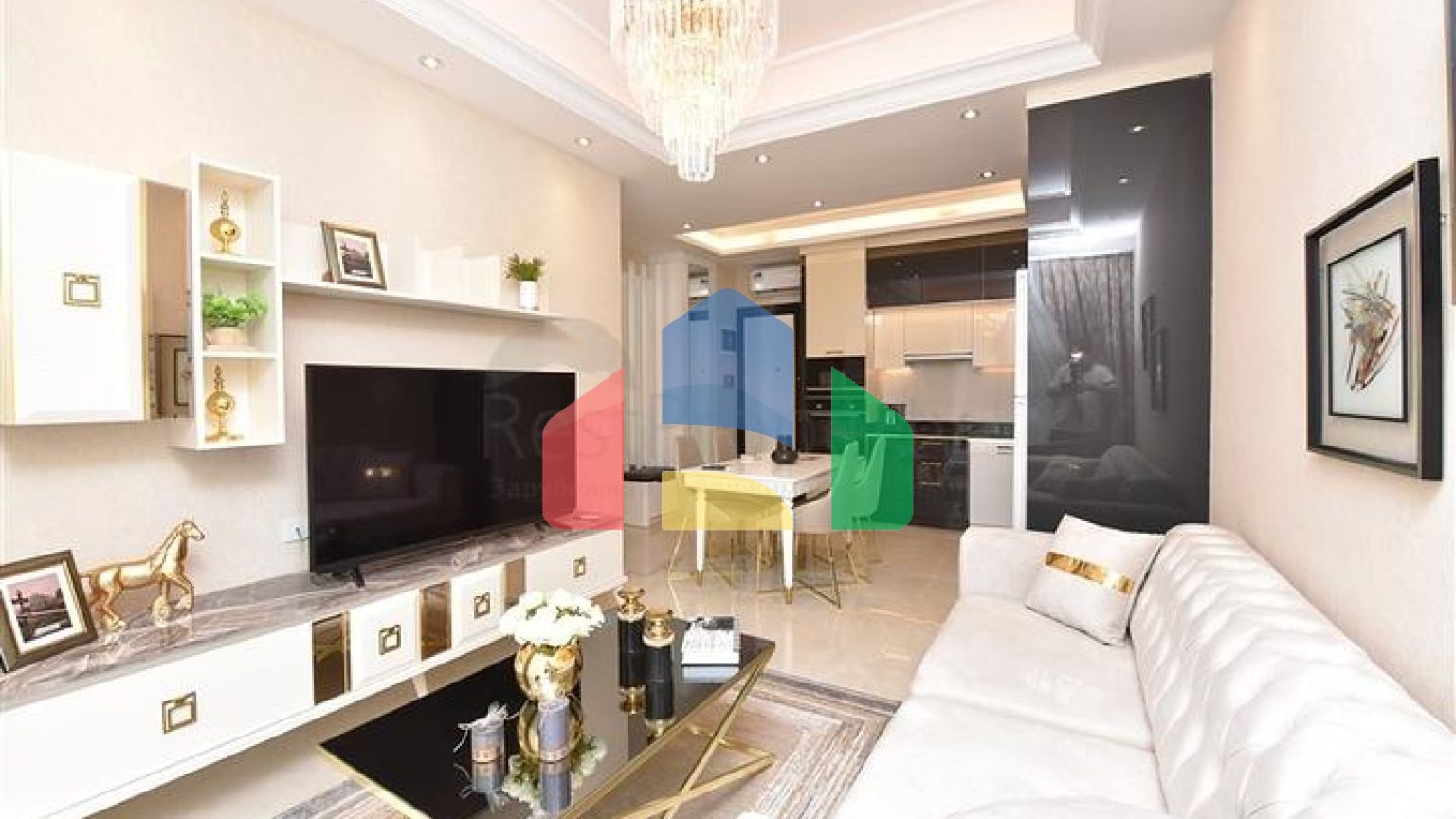 Квартира 1+1 в районе Махмутлар