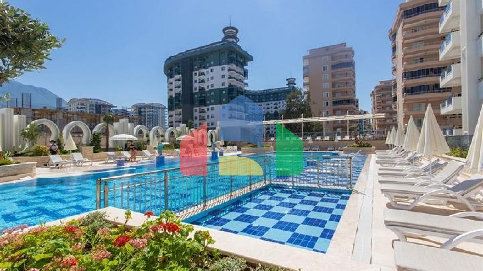 Двокімнатна квартира в районі Махмутлар