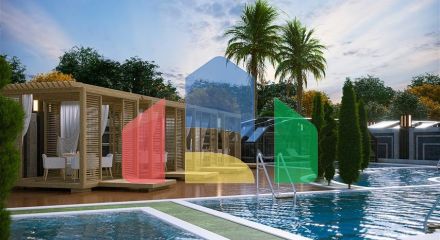 2+1 apartments in a new complex from a well-known developer in Mahmutlar.