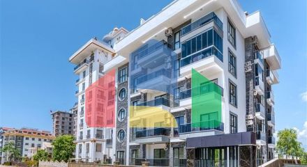 Квартира 1+1 в новом комплексе Махмутлара