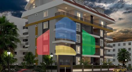 Investment project in the center of Mahmutlar
