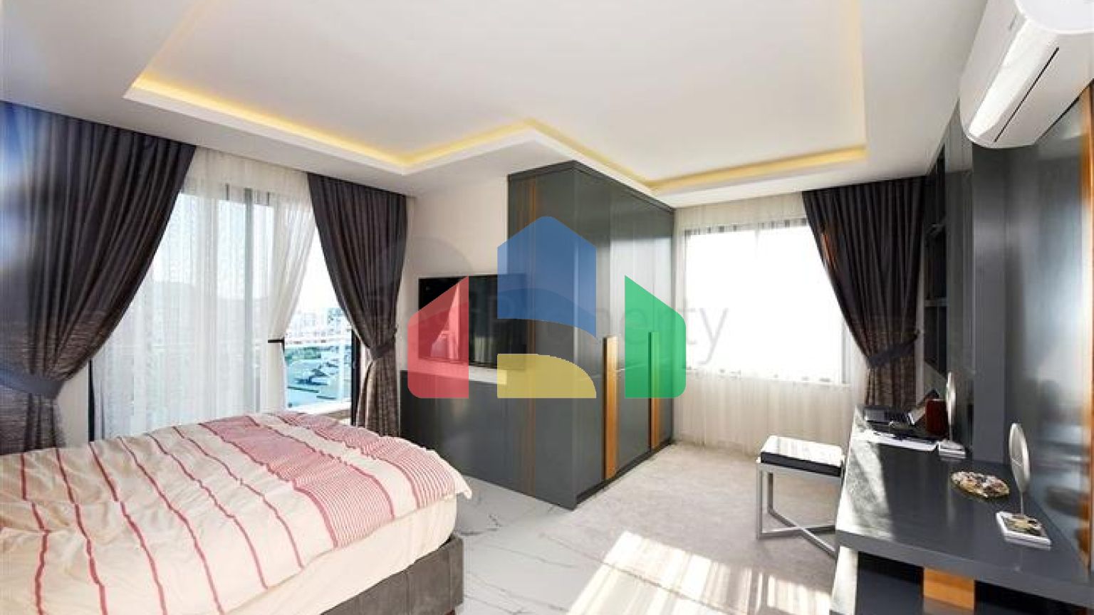 Просторная квартира 1+1 в комплексе с развитой инфраструктурой