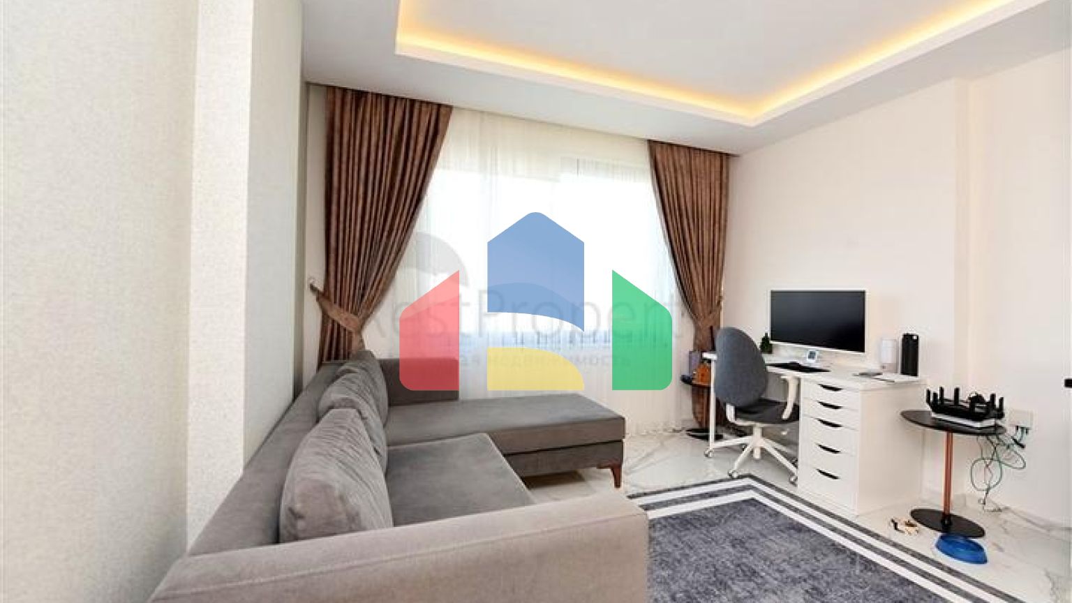 Просторная квартира 1+1 в комплексе с развитой инфраструктурой