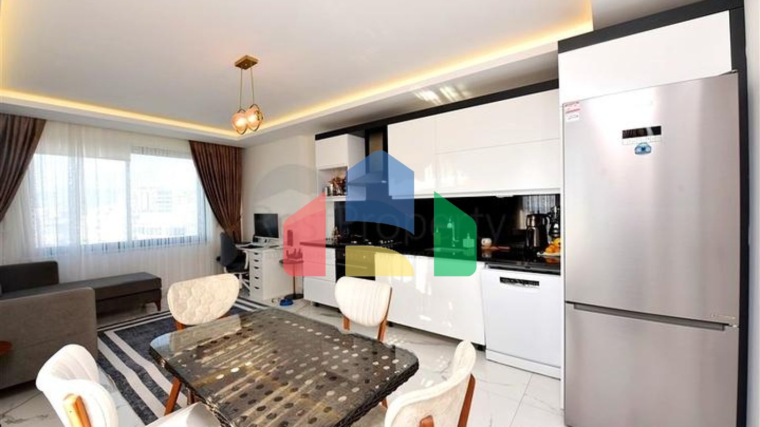 Просторная квартира 1+1 в комплексе с развитой инфраструктурой