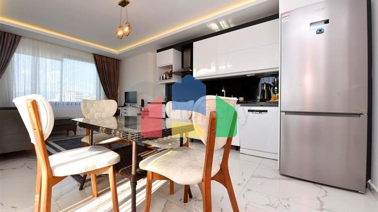 Просторная квартира 1+1 в комплексе с развитой инфраструктурой