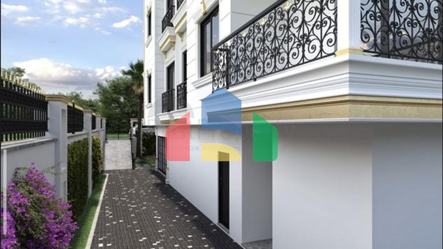 Бутик – комплекс в Махмутларе в 800 м от моря