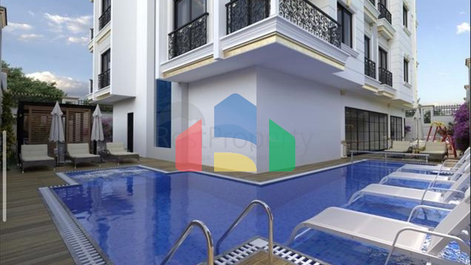 Бутик – комплекс в Махмутларе в 800 м от моря