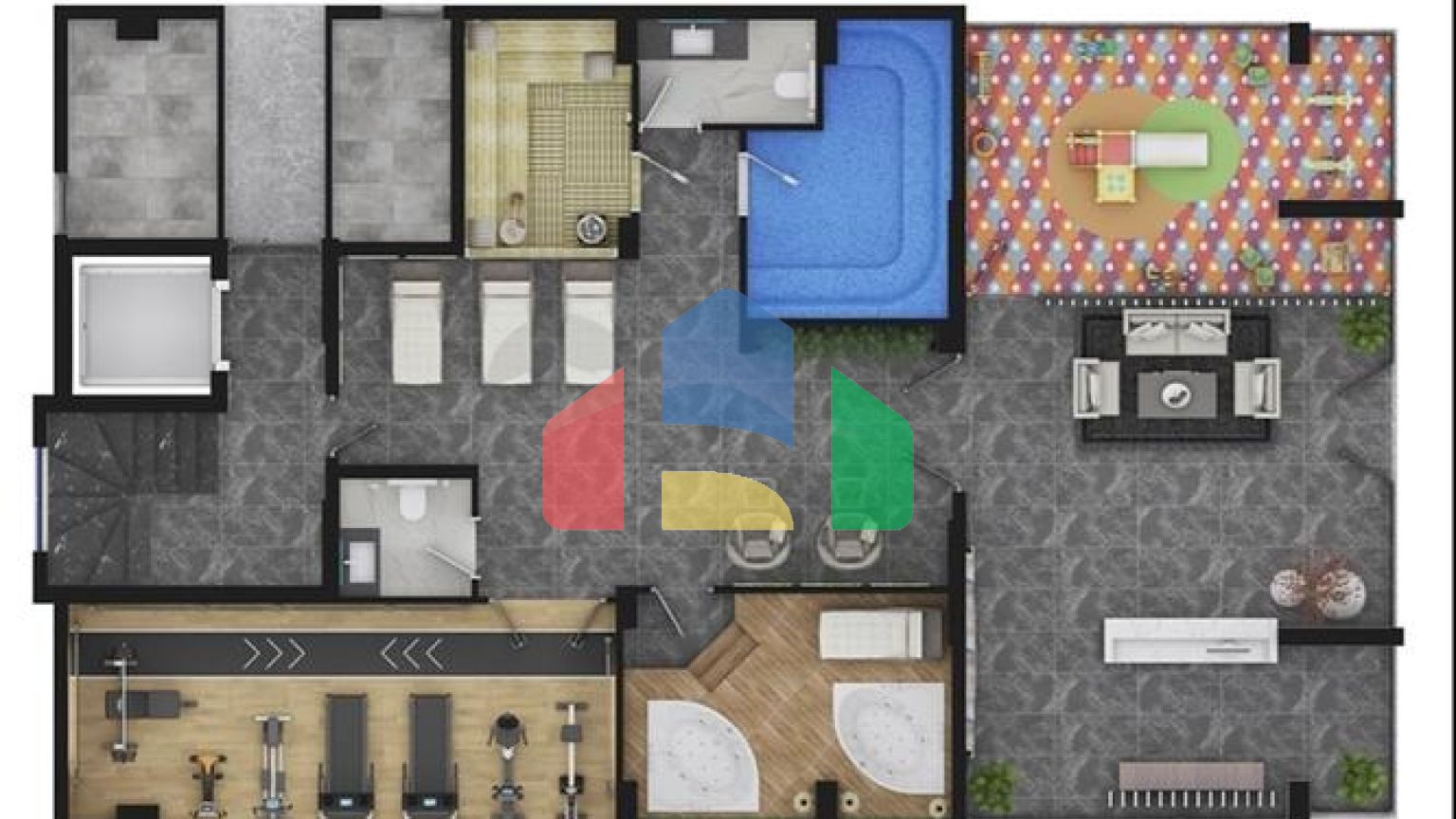 Бутик – комплекс в Махмутларе в 800 м от моря