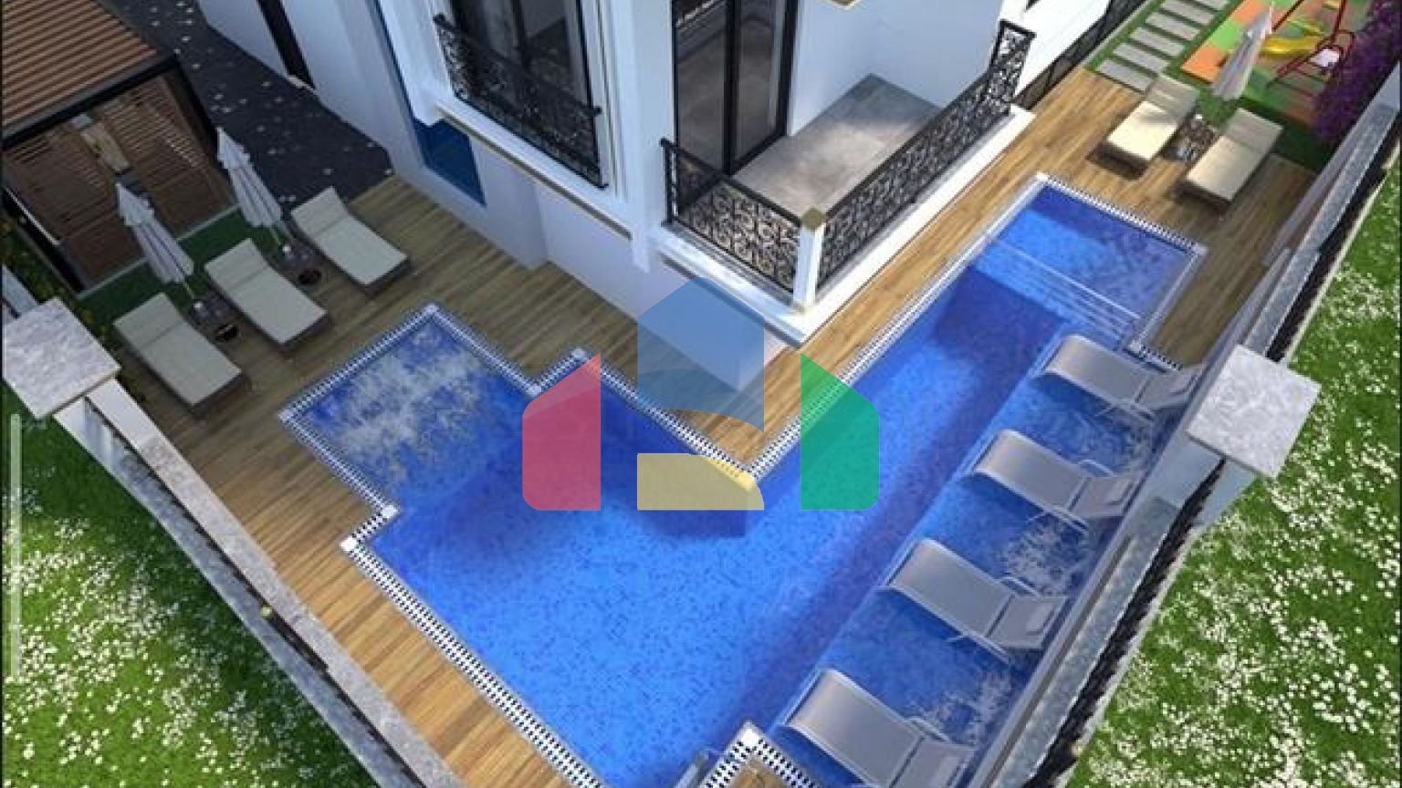 Бутик – комплекс в Махмутларе в 800 м от моря