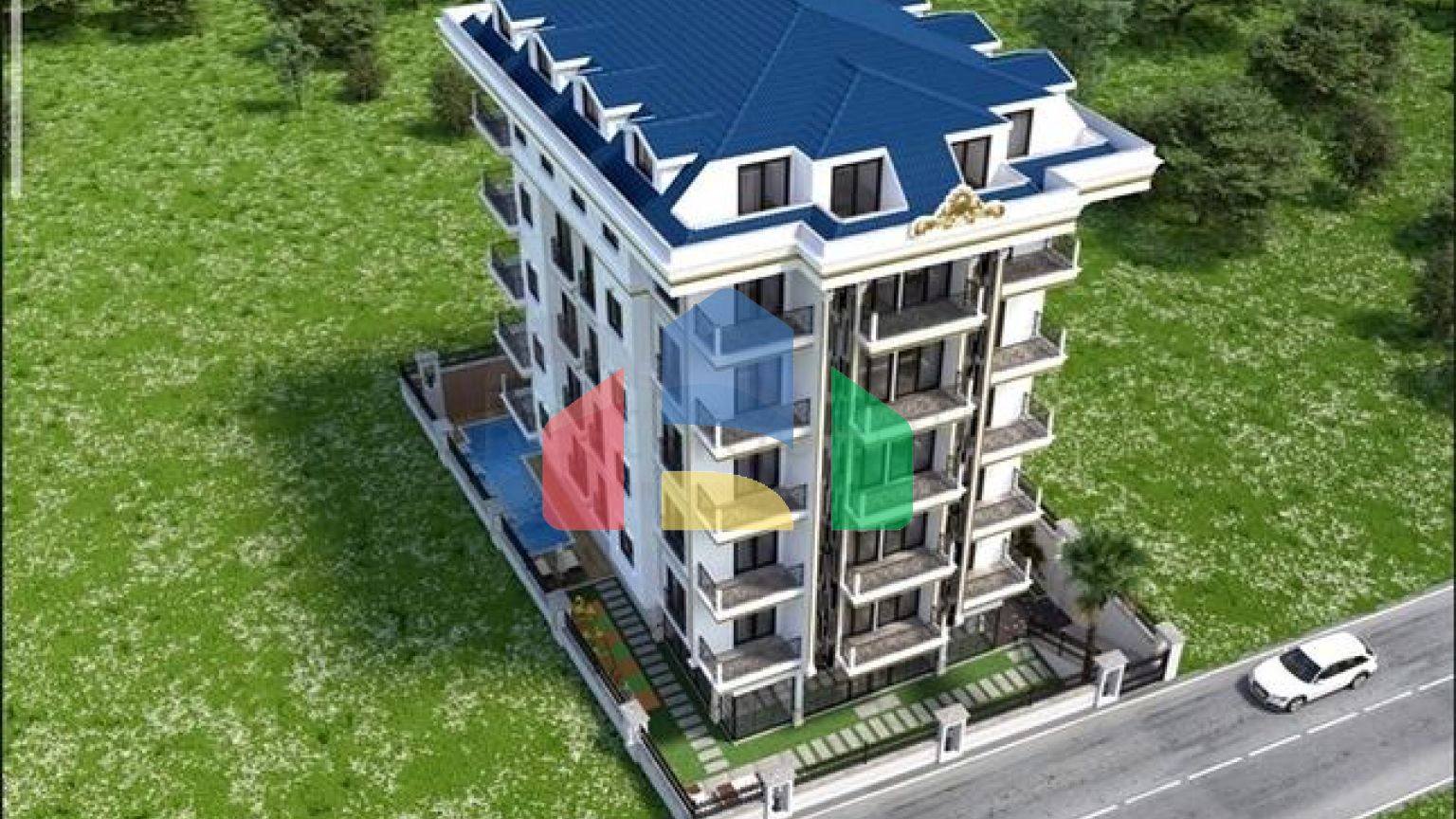 Бутик – комплекс в Махмутларе в 800 м от моря