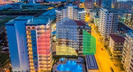 Квартира 1 + 1 в районі Махмутлар