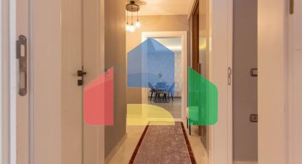 Меблированная квартира 2+1 на первой береговой линии в Махмутларе