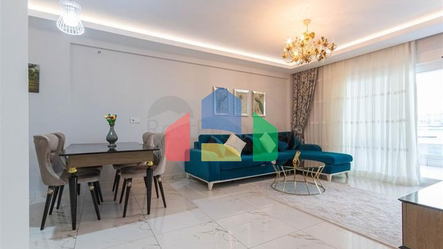 Затишна двокімнатна квартира в Махмутларі