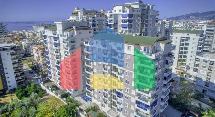 Furnished 1+1 apartment in Mahmutlar