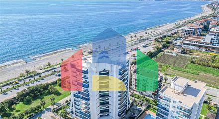 Квартира 2 + 1 в районі Махмутлар на першій лінії