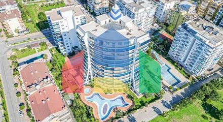 Квартира 2 + 1 в районі Махмутлар на першій лінії