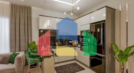 One-bedroom apartment in a new residential complex in Mahmutlar