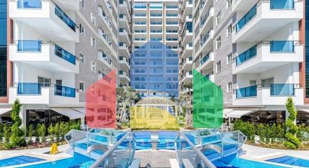 Luxury life style - 1 bedroom apt - in Mahmutlar / Alanya