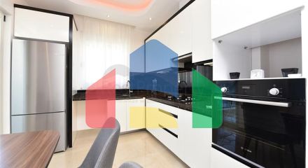 Меблированная квартира 1+1 в Махмутларе с видом на море