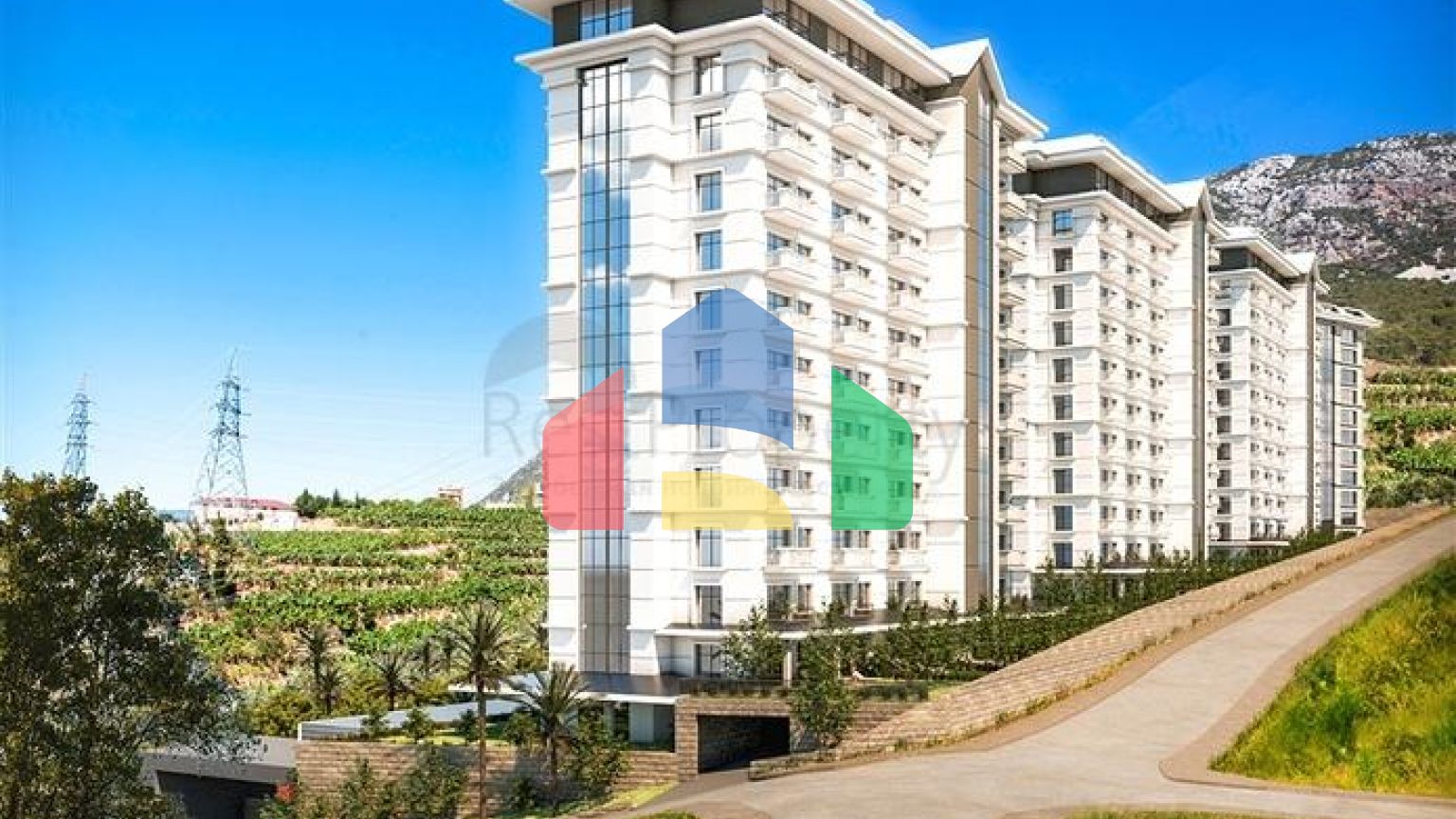 Квартира 1+1 в районе Махмутлар