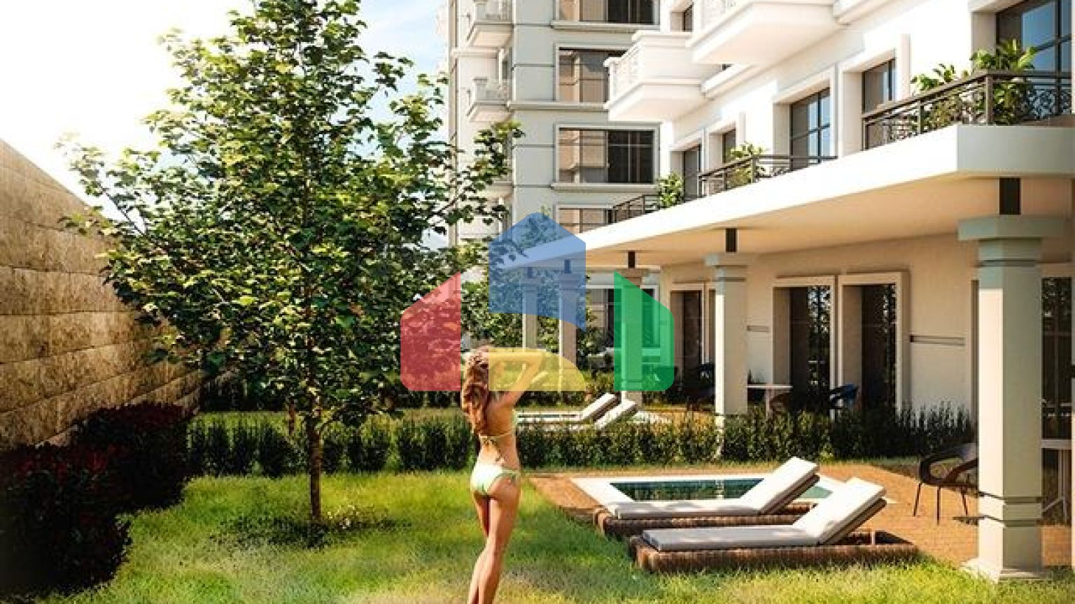 Квартира 1+1 в районе Махмутлар