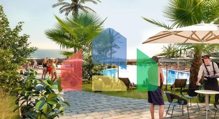 Квартира 1+1 в районе Махмутлар