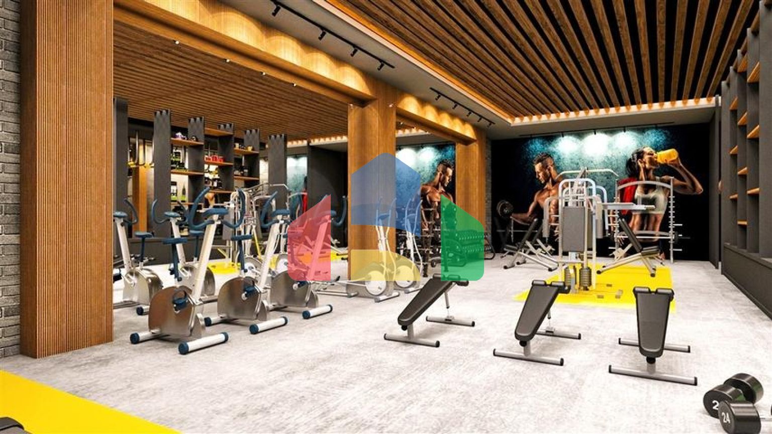 Квартира 1+1 в районе Махмутлар