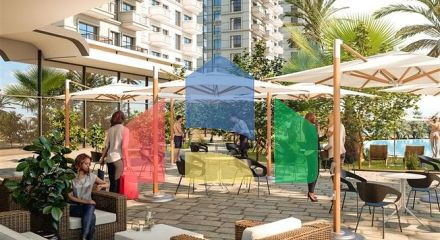 Квартира 1+1 в районе Махмутлар