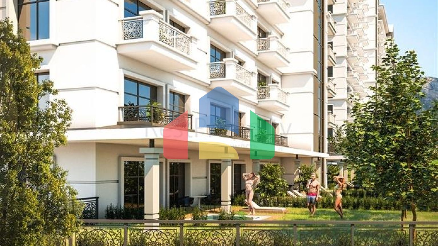 Квартира 1+1 в районе Махмутлар