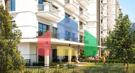 Квартира 1+1 в районе Махмутлар