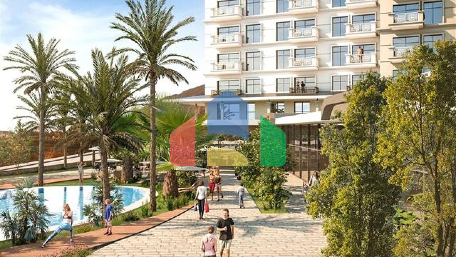 Квартира 1+1 в районе Махмутлар