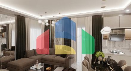 Квартира планировкой 1+1 в строящемся доме района Махмутлар