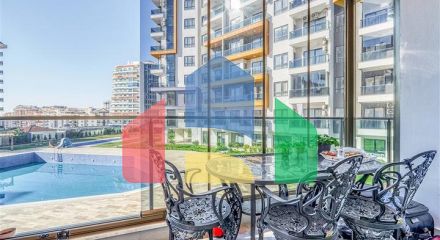 Квартира 1+1 в новом жилом комплексе района Махмутлар