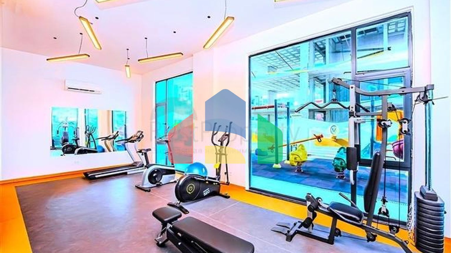 Новый квартира 1+1 в районе Махмутлар