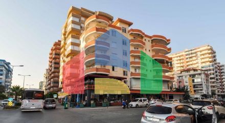 Apartment with a large area in Mahmutlar