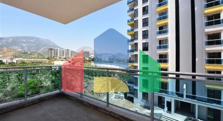 One-bedroom apartment with panoramic mountain views in the Mahmutlar area