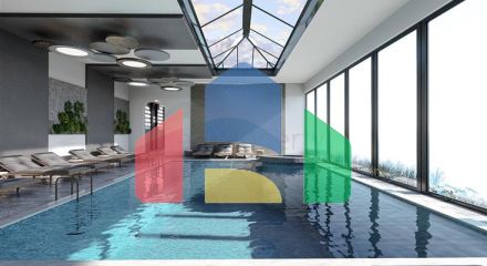 Двухкомнатная квартира с панорамным видом на горы в районе Махмутлар