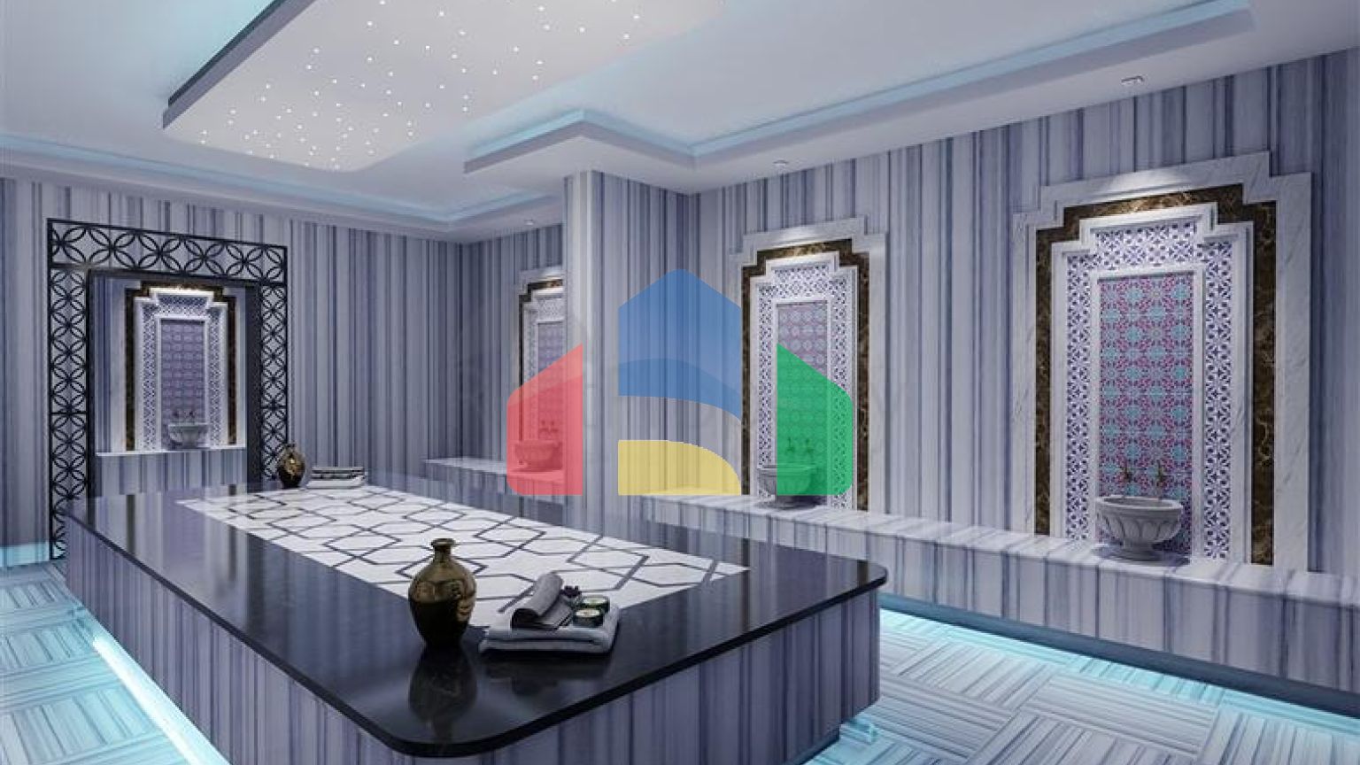 Двухкомнатная квартира с панорамным видом на горы в районе Махмутлар