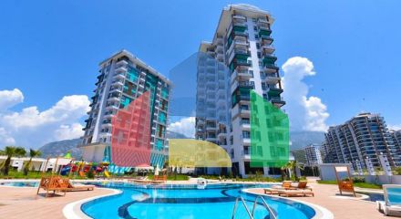 1+1 apartment in a new complex in Mahmutlar district