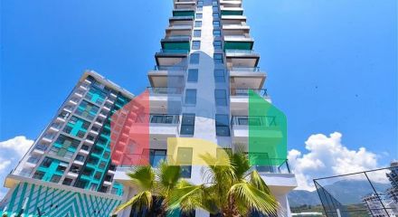 1+1 apartment in a new complex in Mahmutlar district