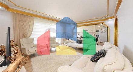 Apartment 2+1 on the first line in Mahmutlar district