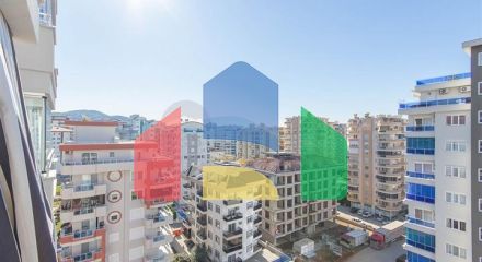 Квартира планировкой 1+1 в районе Махмутлар