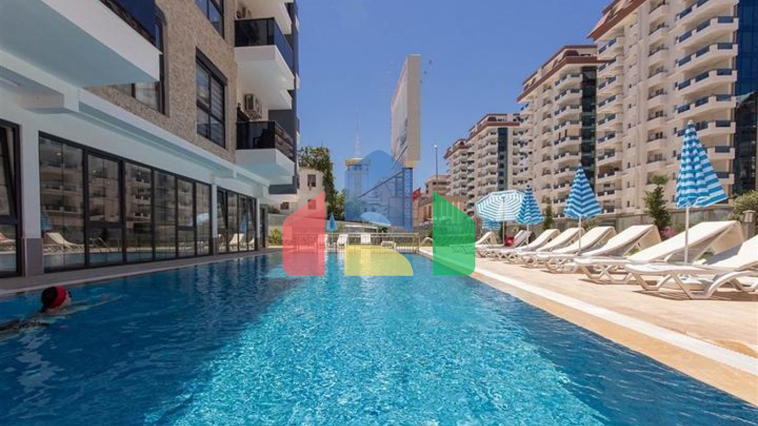 Квартира 1+1 в районе Махмутлар