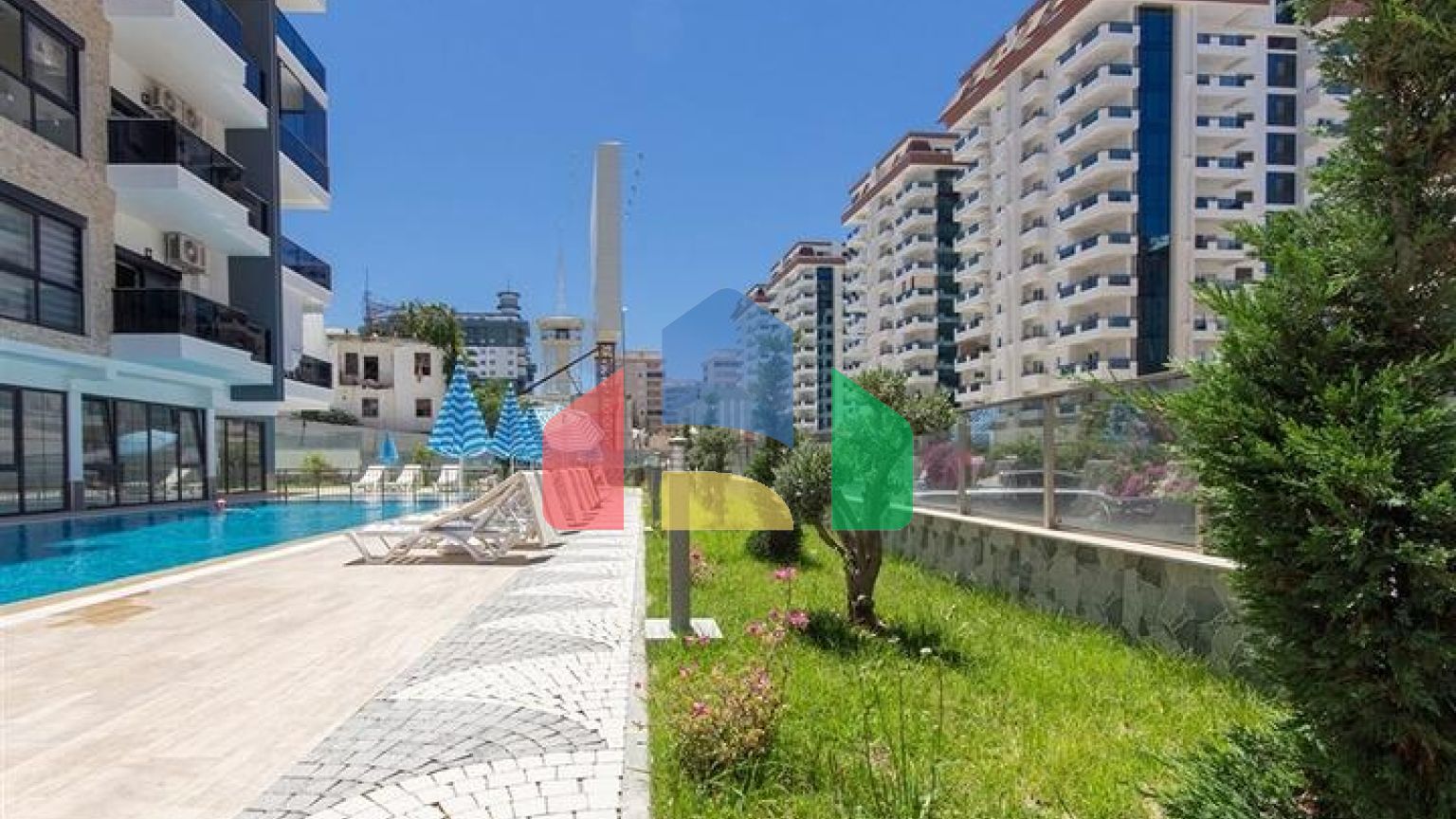 Квартира 1+1 в районе Махмутлар